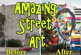 Street Art Magic: Before and After Transformations